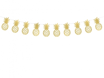 Girlianda "Auksiniai ananasai" (2 m)